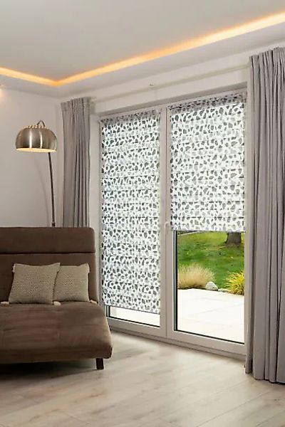 K-HOME Doppelrollo "Delphi" Lichtschutz ohne Bohren im Fixmaß günstig online kaufen