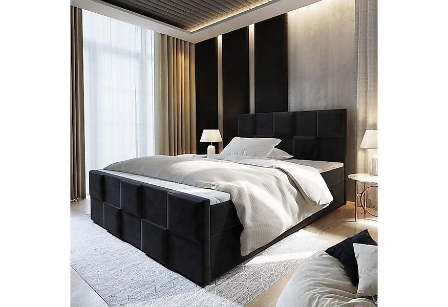 Masseno Boxbett MONA 140x200 cm mit Bonell Matratze und Topper günstig online kaufen