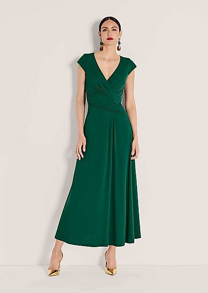 MADELEINE Maxikleid Maxikleid in Wickeloptik Viskosekleid mit V-Ausschnitt, günstig online kaufen