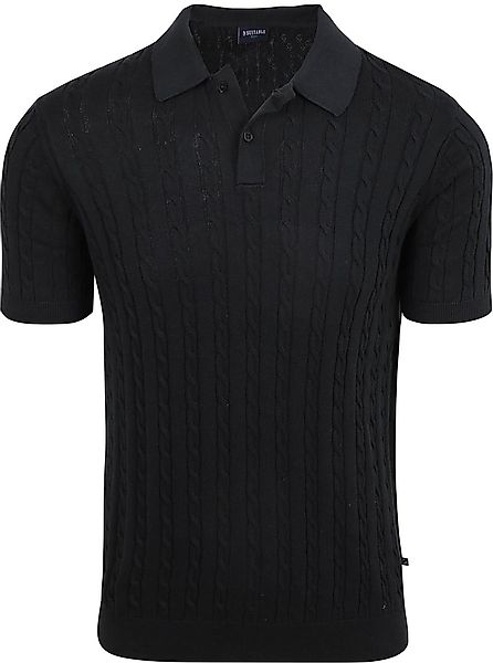 Suitable Respect Poloshirt Knit Cable Navy - Größe M günstig online kaufen