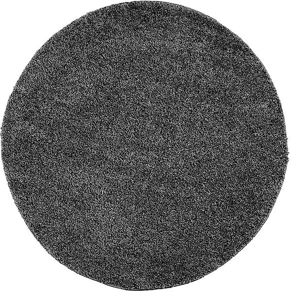 Carpet City Hochflor-Teppich "Shaggi uni 500" rechteckig 30 mm Höhe Läufer, günstig online kaufen