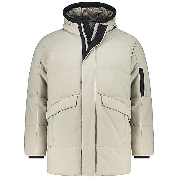 s.Oliver Parka, wasserabweisend Farbe kitt Größe: 4XL günstig online kaufen