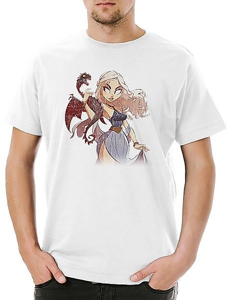Urban Backwoods Print-Shirt Urban Backwoods Dragon Comic Girl Herren T-Shir günstig online kaufen
