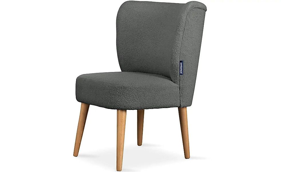 KONSIMO Sessel  Appa ¦ grau ¦ Maße (cm): B: 63 H: 89 Polstermöbel > Sessel günstig online kaufen
