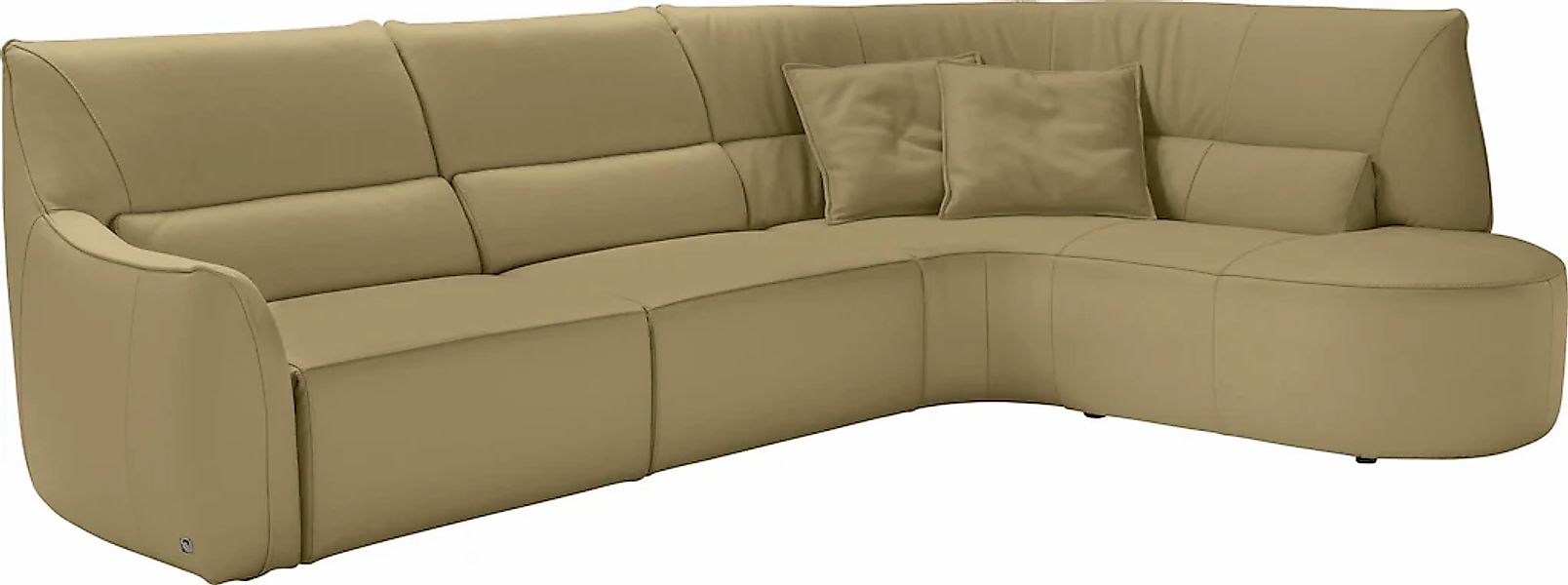 Egoitaliano Ecksofa "Puffy, extravagant & edel, Retro Designsofa, hoher Sit günstig online kaufen
