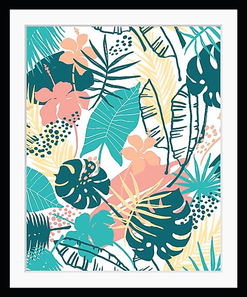 queence Bild "Jennifer", Blumen-Blumenbilder-Pflanzenbilder-Blätter-Kunst, günstig online kaufen