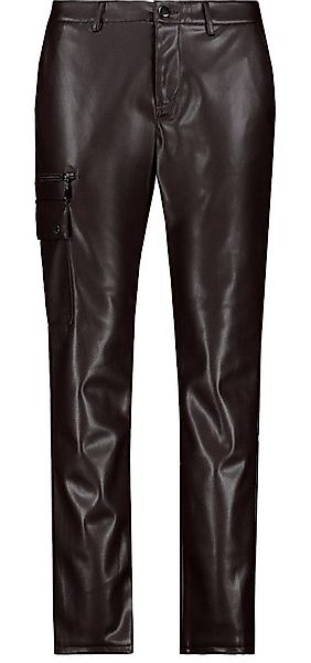 Monari 2-in-1-Hose Lederimitat-Hose espresso günstig online kaufen