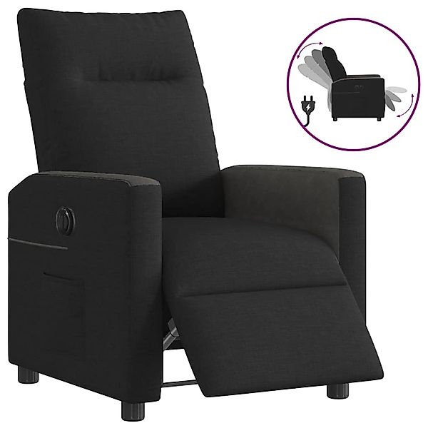 vidaXL Relaxsessel Elektrisch Schwarz Stoff 3324040 günstig online kaufen