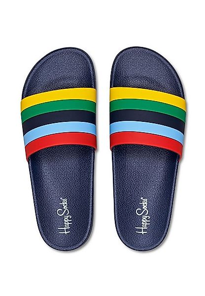 Happy Socks Happy Socks Badelatschen STRIPE STR114-6500 Dunkelblau Badesand günstig online kaufen
