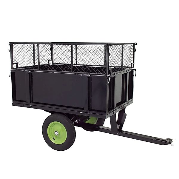 TRUTZHOLM Rasentraktor Anhänger Kippanhänger 300 kg Kippbar Mit Kupplung günstig online kaufen