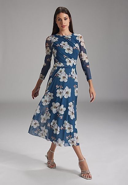 SWING Cocktailkleid Taillierte Schnitt mit fließendem günstig online kaufen