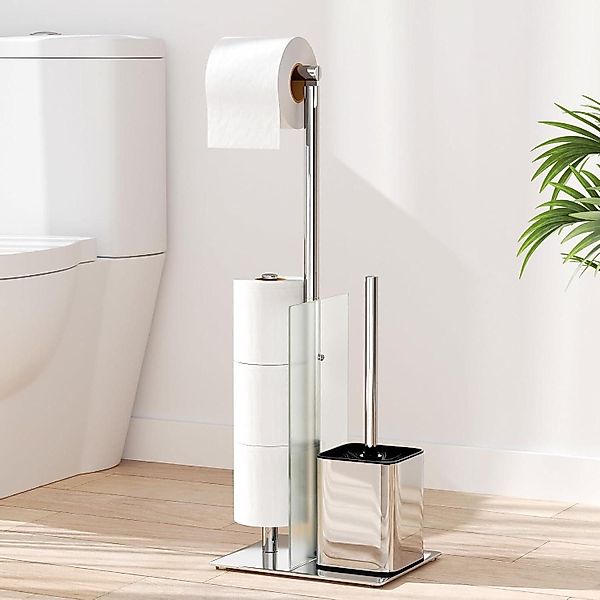 LuxusKollektion Küchenorganizer-Set Toilettenpapierhalter stehend mit WC günstig online kaufen