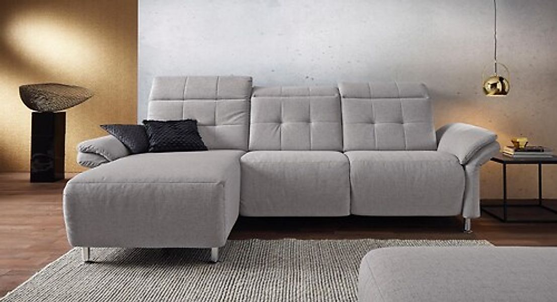 Home affaire Ecksofa »Manhattan L-Form« 2 Sitze mit elektrischer Relaxfunkt günstig online kaufen