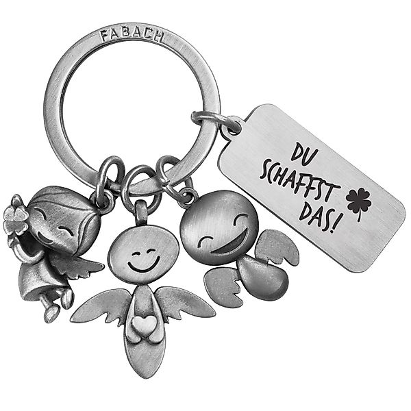 FABACH Schlüsselanhänger 3 Schutzengel mit Gravur - Fahre nie schneller als günstig online kaufen