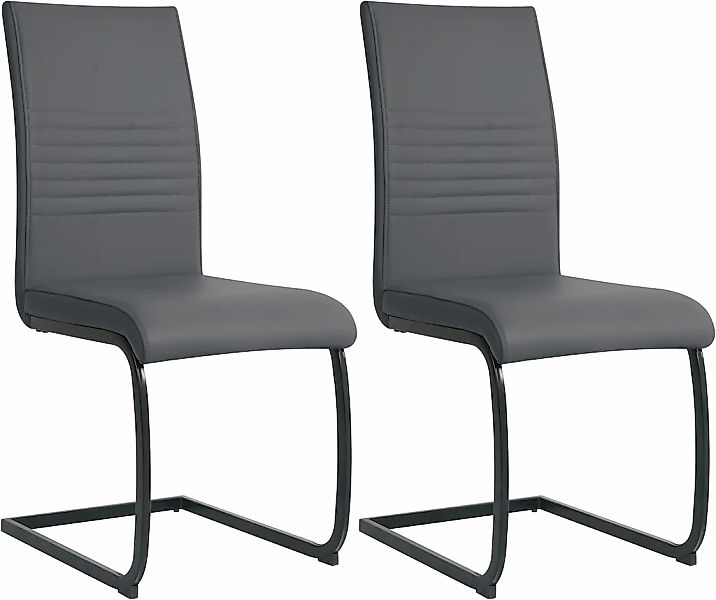 INOSIGN Freischwinger, (Set), 2 St., Kunstleder, mit Wellenunterfederung günstig online kaufen