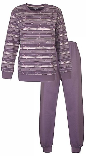 Tenderness Schlafanzug Damen Pyjama lang warm günstig online kaufen