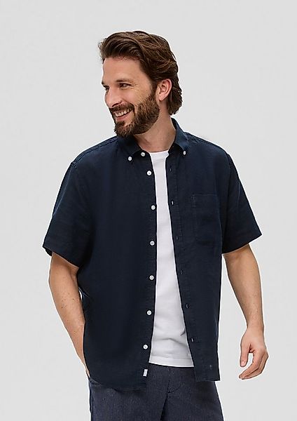 s.Oliver Kurzarmhemd Hemd Kurzarmhemd aus Leinen günstig online kaufen