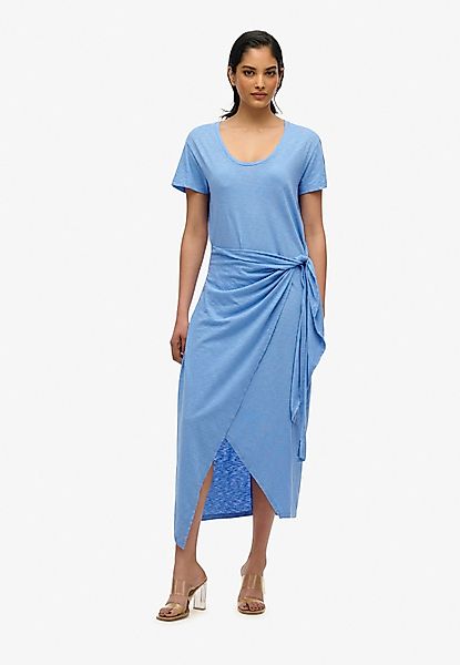Superdry Jerseykleid SLUB MIDI WRAP DRESS günstig online kaufen