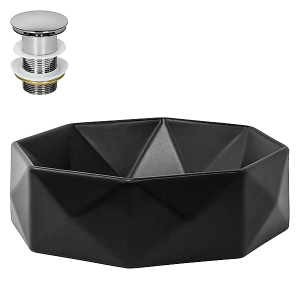 LuxeBath Waschbecken Aufsatzwaschbecken aus Keramik für günstig online kaufen
