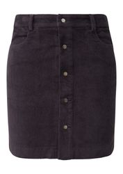 QS Minirock Rock Cord-Minirock mit Knopfleiste günstig online kaufen