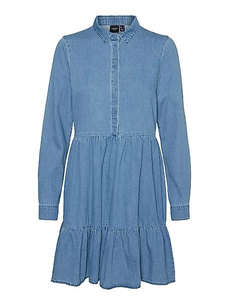 Vero Moda Sommerkleid VMMARIA FRILL aus 100% Baumwolle günstig online kaufen
