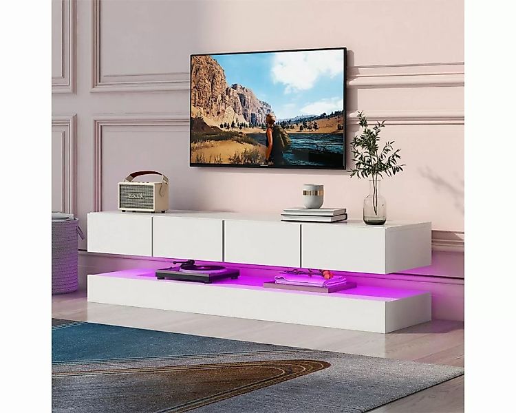 XDeer TV-Schrank LED TV Lowboard,Wandmontierter TV-Schrank,TV-Ständer,TV-Mö günstig online kaufen