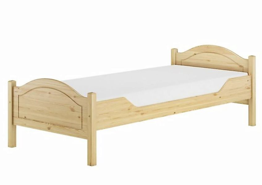 Erst-Holz® Massivholz-Einzelbett Kiefer 90x200 mit Rollrost und Matratze na günstig online kaufen