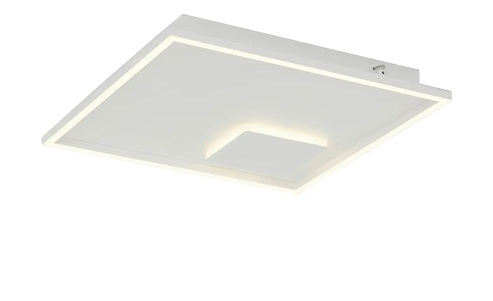 KHG LED-Deckenleuchte weiß, ´quadrat, groß´ ¦ weiß ¦ Maße (cm): B: 41 H: 5 günstig online kaufen