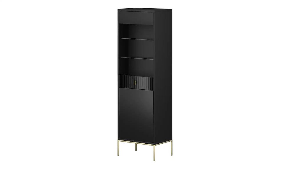 Vitrine  Maglione ¦ schwarz ¦ Maße (cm): B: 53,9 H: 175 T: 39.0 Schränke > günstig online kaufen