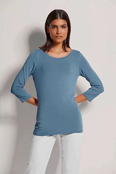 MADELEINE 3/4-Arm-Shirt Shirt mit U-Boot-Ausschnitt günstig online kaufen