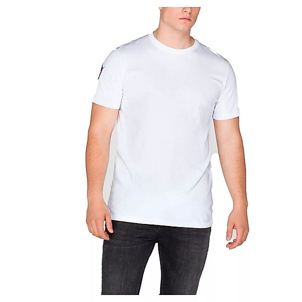 Alpha Industries Nasa Kurzärmeliges T-shirt S White günstig online kaufen