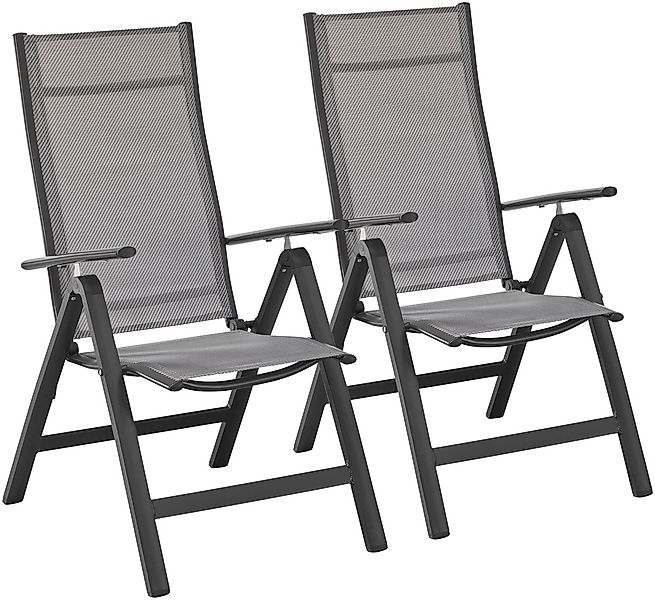 MERXX Gartenstuhl "Amalfi, TOPSELLER" (Set) 2 Stk.2er Set, Alu/beschichtete günstig online kaufen