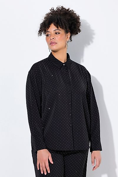 MIAMODA Hemdbluse Bluse oversized allover mit günstig online kaufen