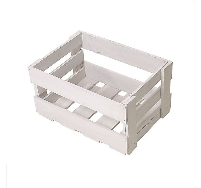 Allzweckkiste Neue Weinkisten Weiß ca 46 x 30,5 x 24cm Obstkiste Holzkiste günstig online kaufen