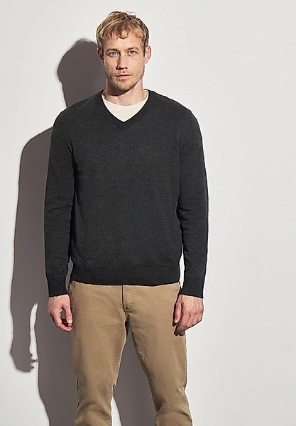 STREET ONE MEN Strickpullover aus reiner Baumwolle günstig online kaufen