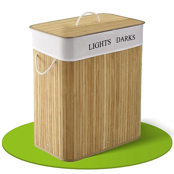 Juskys Wäschekorb Curly 100 L, 100 günstig online kaufen