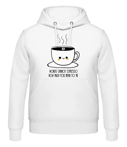 Words Connot Espresso · Männer Hoodie günstig online kaufen