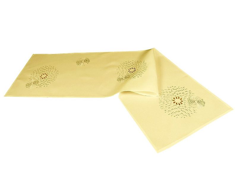Tischläufer PUSTEBLUME Mitteldecke GELB 40x140, bestickt günstig online kaufen