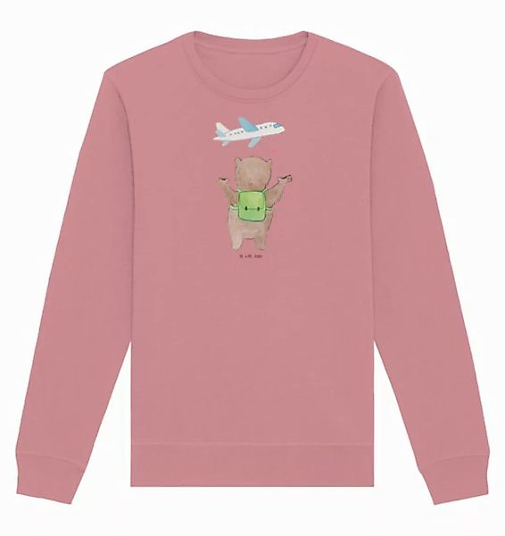 Mr. & Mrs. Panda Longpullover Größe M Bär Flugzeug - Canyon Pink - Geschenk günstig online kaufen