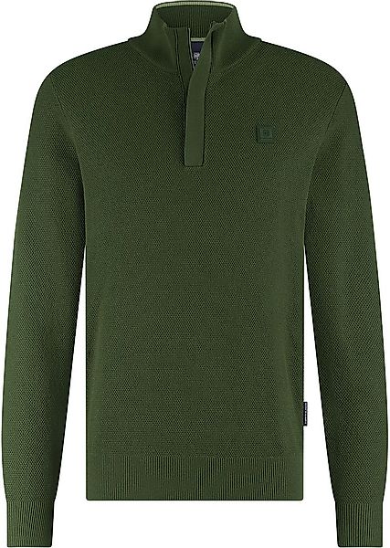 State Of Art Half Zip Pullover Structure Dunkelgrün - Größe M günstig online kaufen
