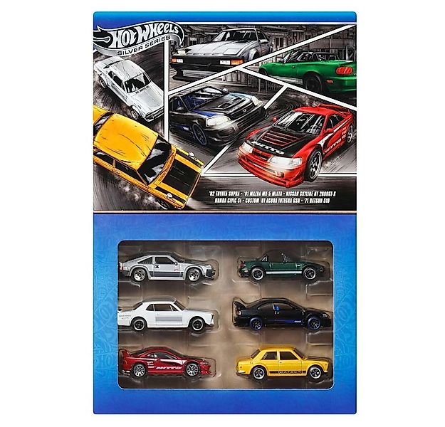 Hot Wheels Spielzeug-Rennwagen Streets of Japan Hot Wheels Silver Series JB günstig online kaufen