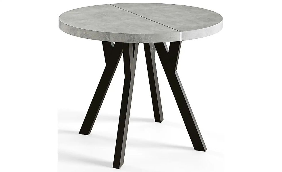 Esstisch ausziehbar Ove ¦ grau Ø: 100 Tische > Esstische > Esstische rund - günstig online kaufen