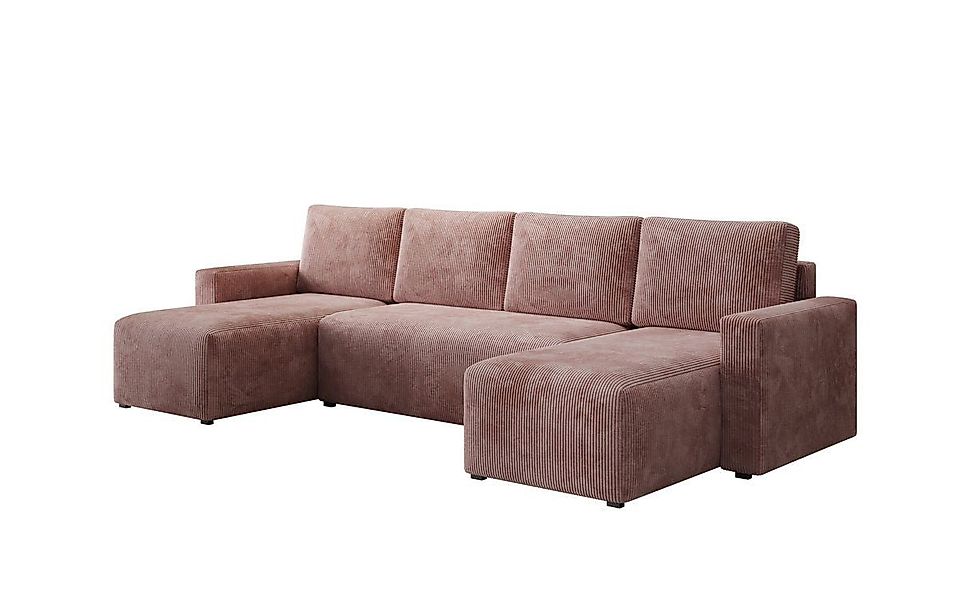 Luxusbetten24 Schlafsofa Designer Sofa Melva U, günstig online kaufen