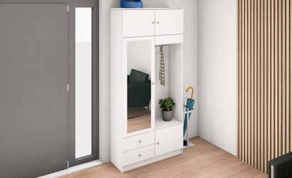 borchardt Möbel Garderobenschrank viel Stauraum, Kleiderstange, günstig online kaufen