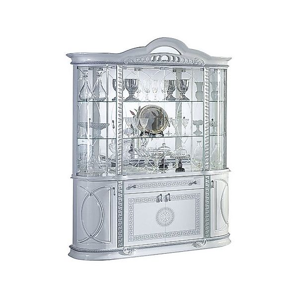 Interdesign24 Glasvitrine Venus (8-Türig, im Barock-Stil, mit Silberverzier günstig online kaufen