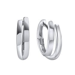 Vivance Paar Creolen 925-Sterling Silber rhodiniert günstig online kaufen