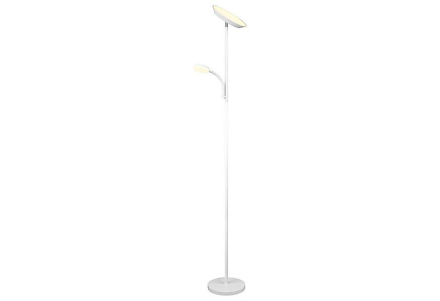LED Deckenfluter SPECTER, Ø 25 x H 178 cm, 2-flammig, Weiß, Anpassung der F günstig online kaufen