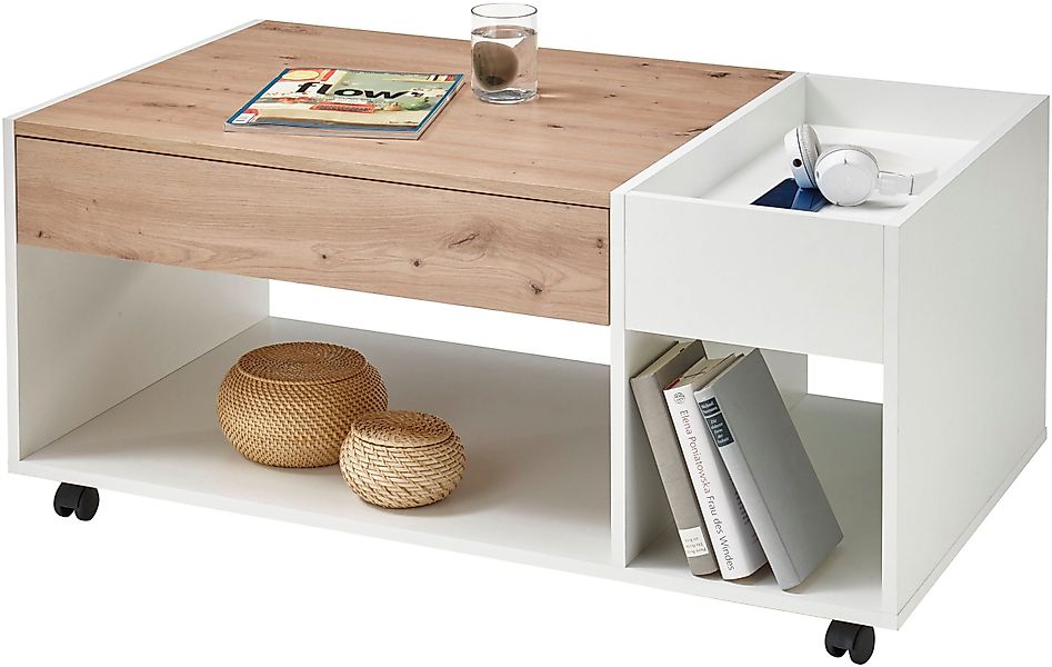 Stolkom Sp.z.o.o. Couchtisch Emil, rollbar, Tisch günstig online kaufen