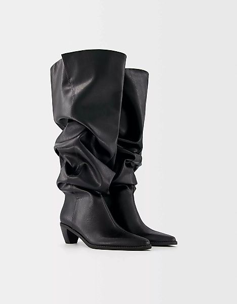 Bershka Slouchy-Stiefel Generation Bershka Mit Halbhohem Absatz Damen 41 Sc günstig online kaufen