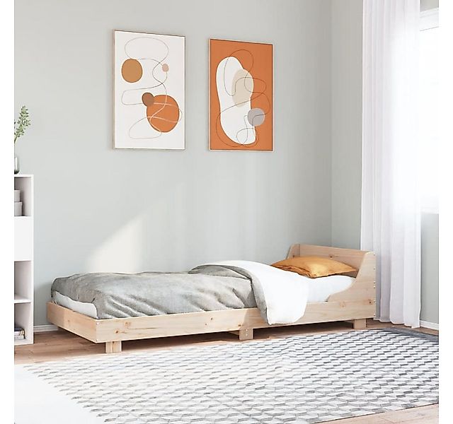 vidaXL Bett, Massivholzbett ohne Matratze 90x200 Kiefernholz günstig online kaufen